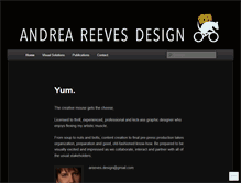 Tablet Screenshot of andreareevesdesign.com